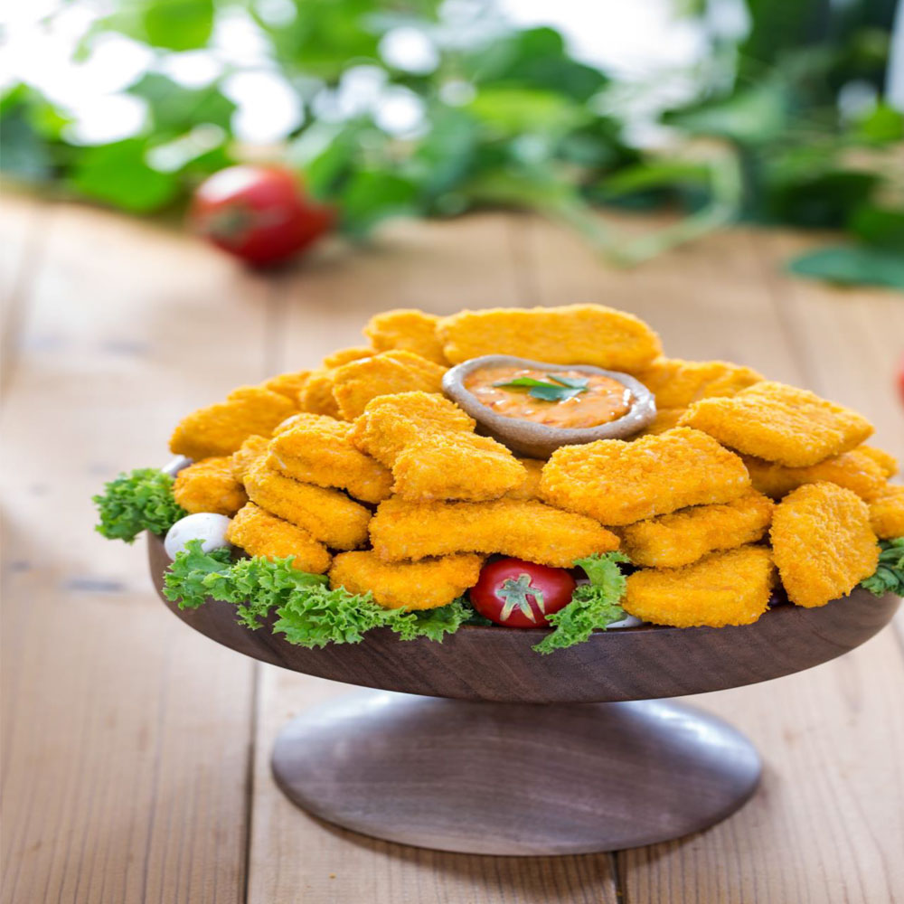 Vegetarian bean nuggets, crispy and full of flavor